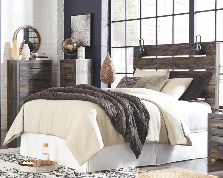 Ashley Bedroom 6 Piece Queen Panel Headboard Set B211-31-36-46-57-92-B100-31