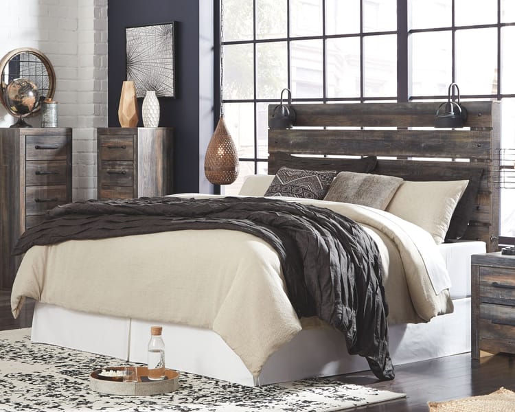 Ashley Bedroom 6 Piece King Panel Headboard Set B211-31-36-46-58-92-B100-66