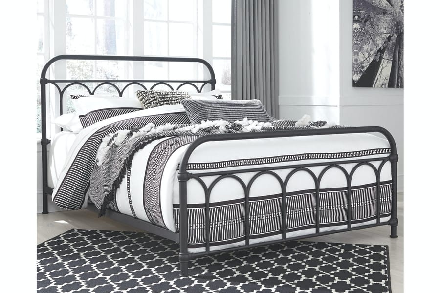 Ashley Bedroom Nashburg Queen Metal Bed B280-681