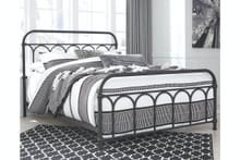 Ashley Bedroom Nashburg Queen Metal Bed B280-681