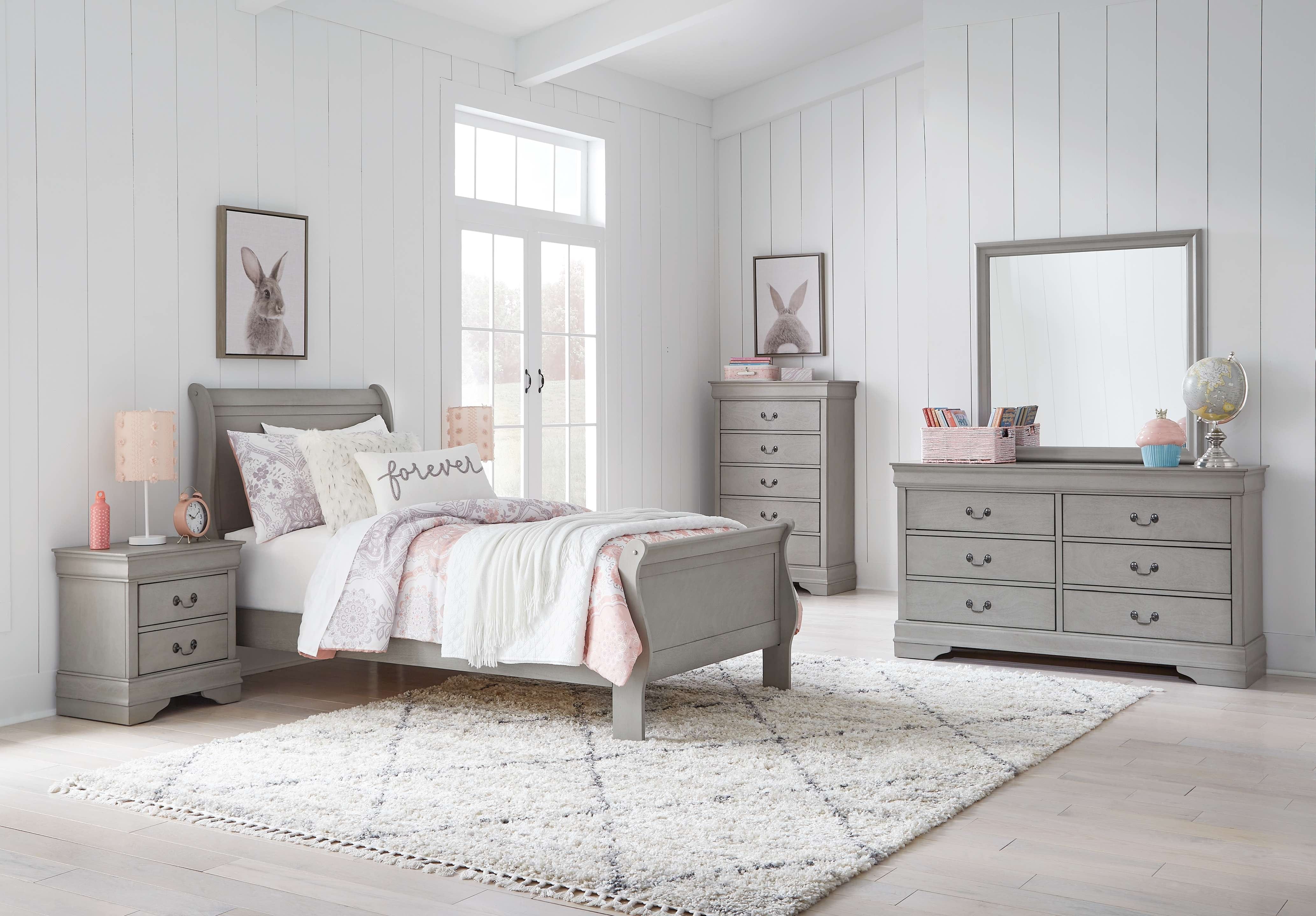 Ashley Bedroom 6 Piece Twin Sleigh Bed Set B394-31-36-53-83-92-2