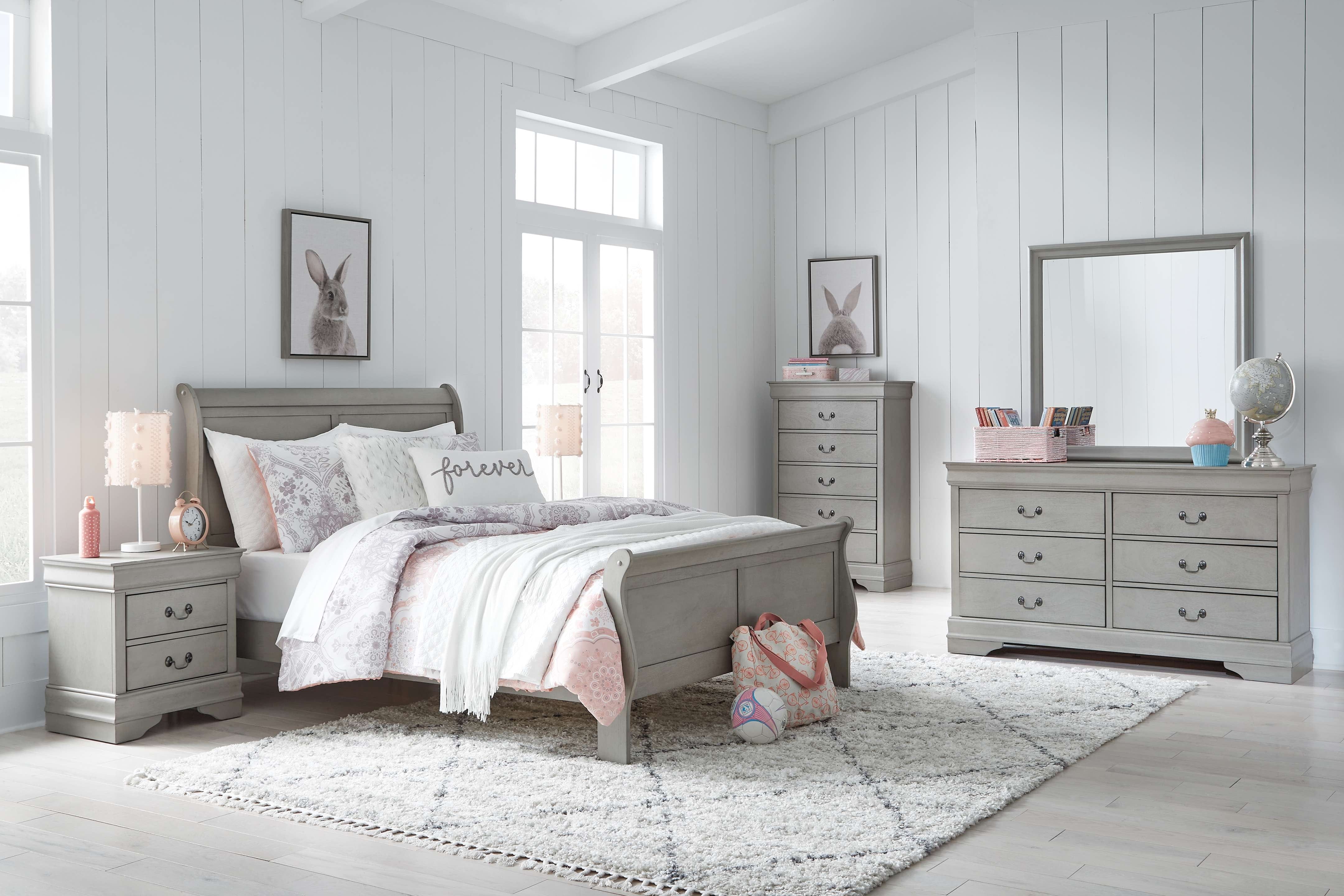 Ashley Bedroom 6 Piece Full Sleigh Bed Set B394-31-36-55-86-92-2