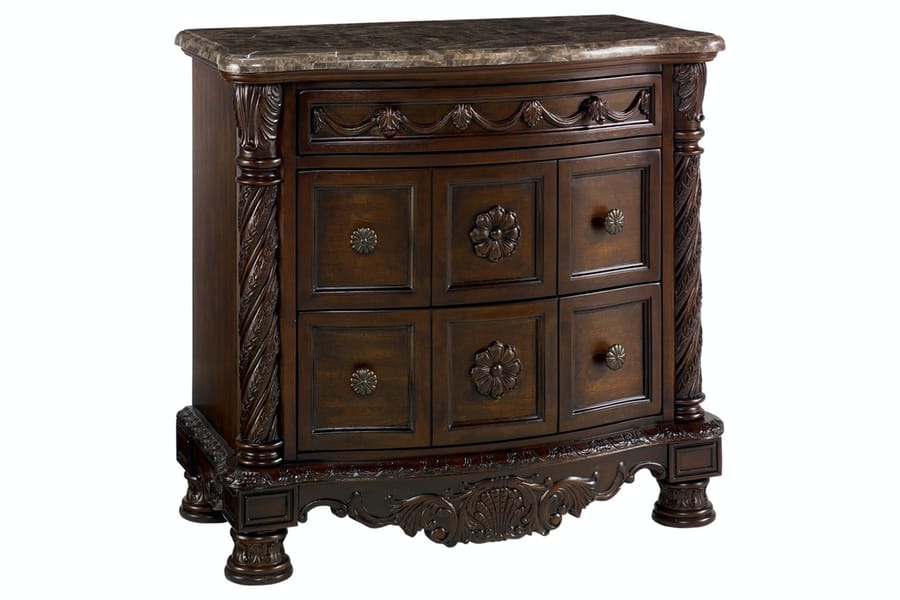 Ashley Bedroom Three Drawer Night Stand B553-193