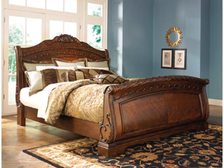 Ashley Bedroom Queen Sleigh Bed B553-75-74-77