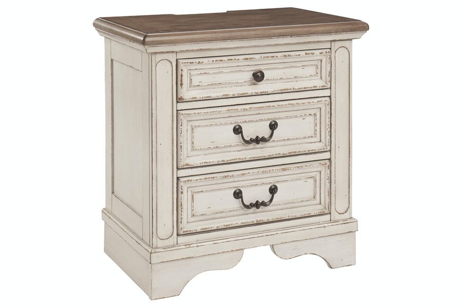 Ashley Bedroom Three Drawer Night Stand B743-93