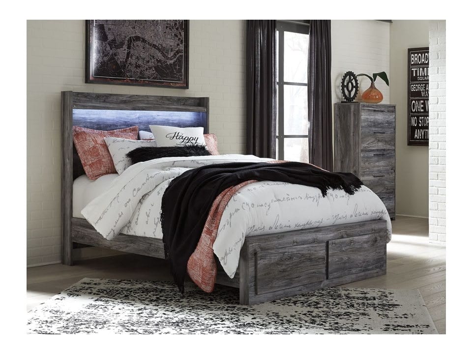 Ashley Bedroom 5 Piece Queen Panel Storage Bedroom Set B221-46-57-54S-95-B100-13