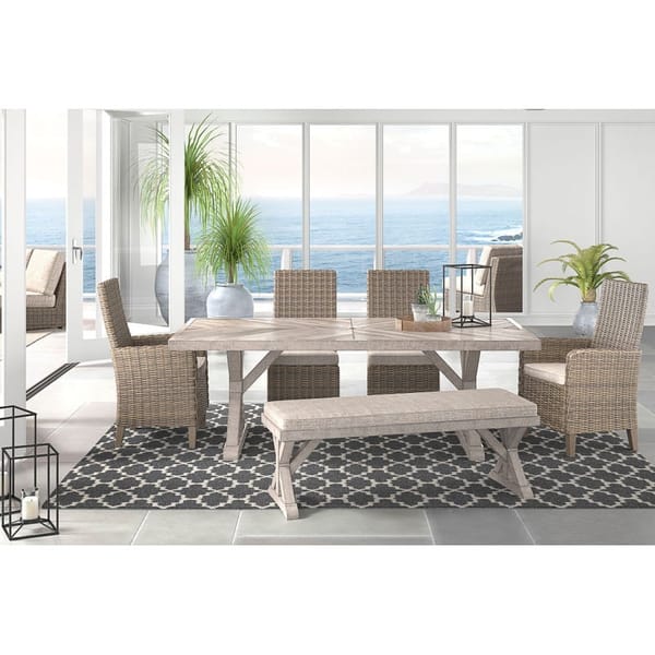 Ashley Beachcroft 6 Piece Dining Set - Portland, OR | Key Home Furnishings