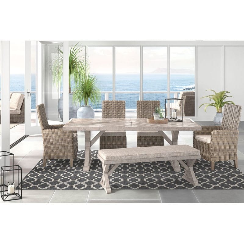 Ashley Beachcroft 6 Piece Dining Set - Portland, OR | Key Home Furnishings