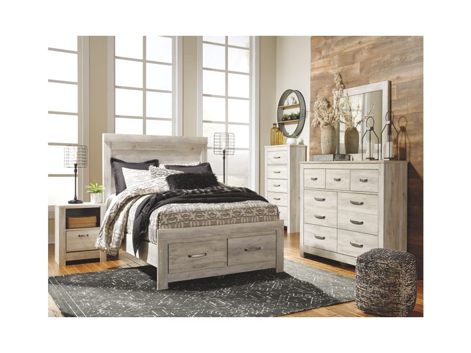 Ashley Bedroom 8 Piece Queen Panel Storage Bed Set B331-31-36-46-57-54S-95-91-B100-13