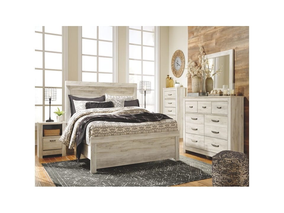 Ashley Bedroom 5 Piece King Panel Bed Set B331-31-36-58-56-97