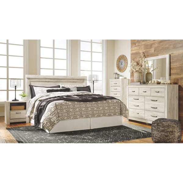 Ashley Bedroom King Headboard and Bolt on Metal Frame B331-58-B100-66