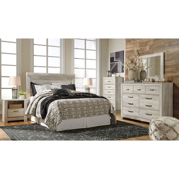 Ashley Bedroom Queen Headboard and Bolt on Metal Frame B331-57-B100-31