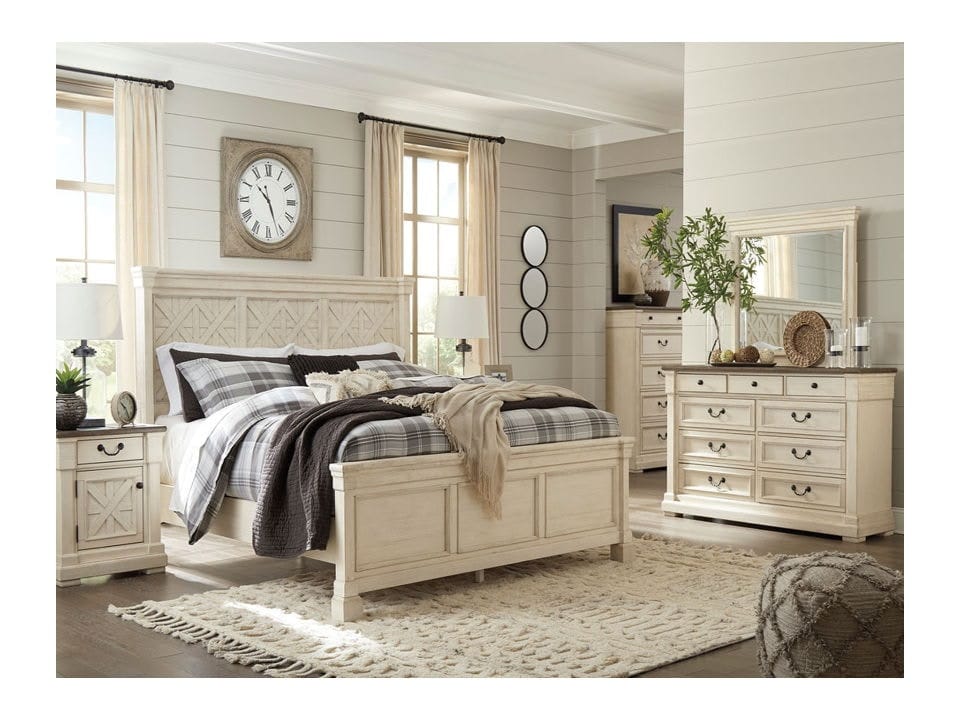 Ashley Bolanburg 8 Piece Queen Bed Set - Portland, OR | Key Home Furnishings