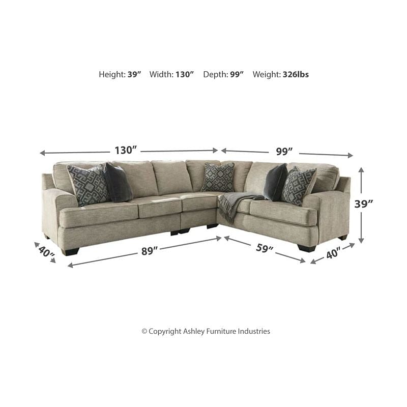 Living Room Sectionals Ashley Living Room Sectional 56103-55-46-49-11 ...