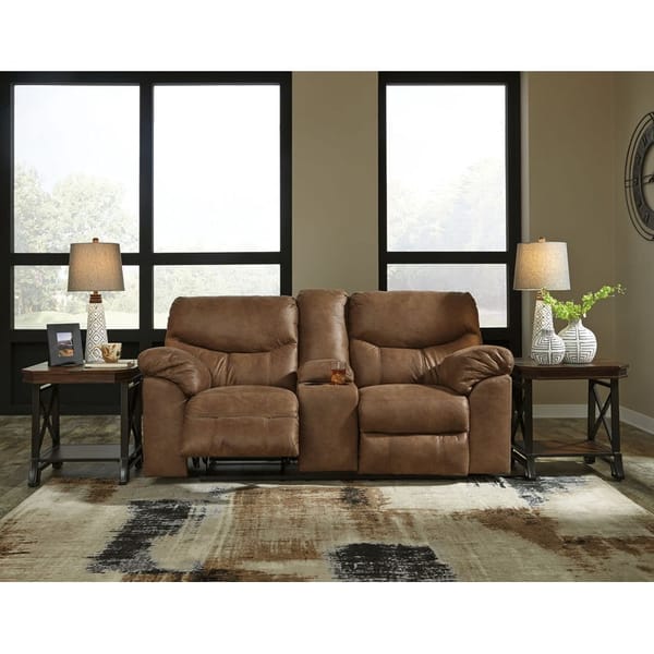 Boxberg Double Reclining Loveseat and Console
