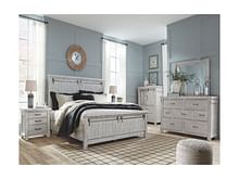 Ashley Bedroom 5 Piece Queen Panel Bed Set B740-31-36-57-54-96