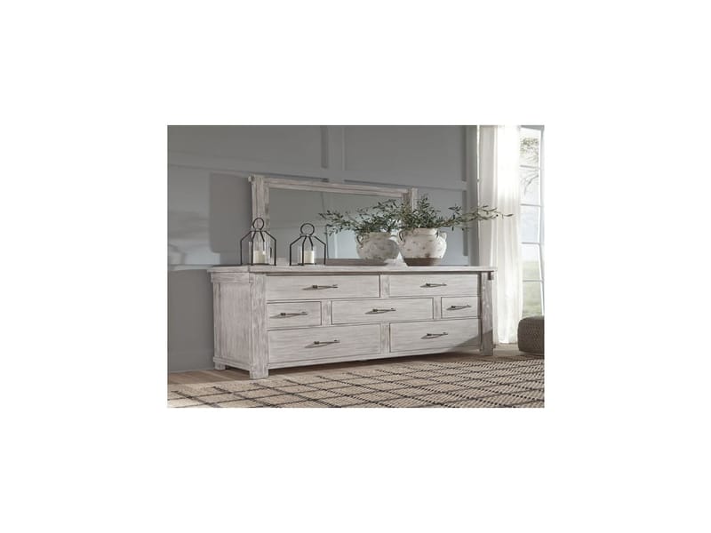 Ashley Bedroom Dresser and Mirror B740-31-36
