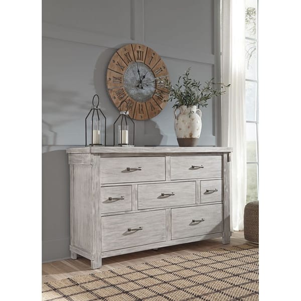 Ashley Bedroom Dresser and Mirror B740-31-36
