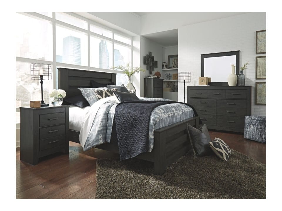 Ashley Brinxton 8 Piece Queen Bed Set - Portland, OR | Key Home Furnishings