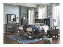 Ashley Bedroom 6 Piece Queen Storage Bed Set B476-31-36-46-65-64-98