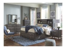 Ashley Bedroom 5 Piece Queen Storage Bed Set B476-31-36-65-64-98