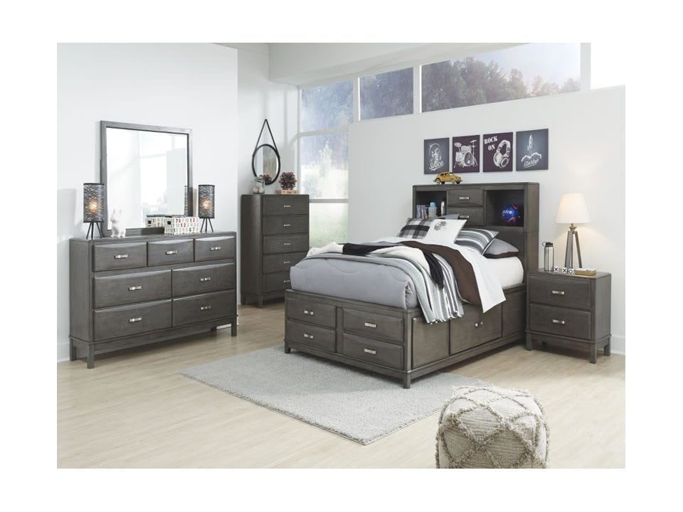 Ashley Bedroom 7 Piece Full Storage Bed Set B476-31-36-77-74-88-92-2