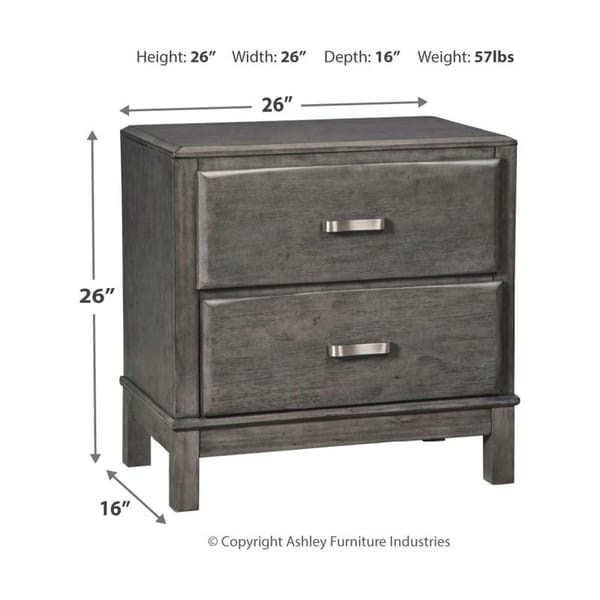 Ashley Bedroom Two Drawer Night Stand B476-92