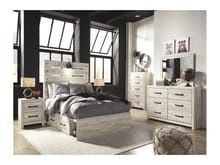 Ashley Bedroom 8 Piece Full Panel Bed with 2 Storages Set B192-31-36-46-87-84-50-2-B100-12