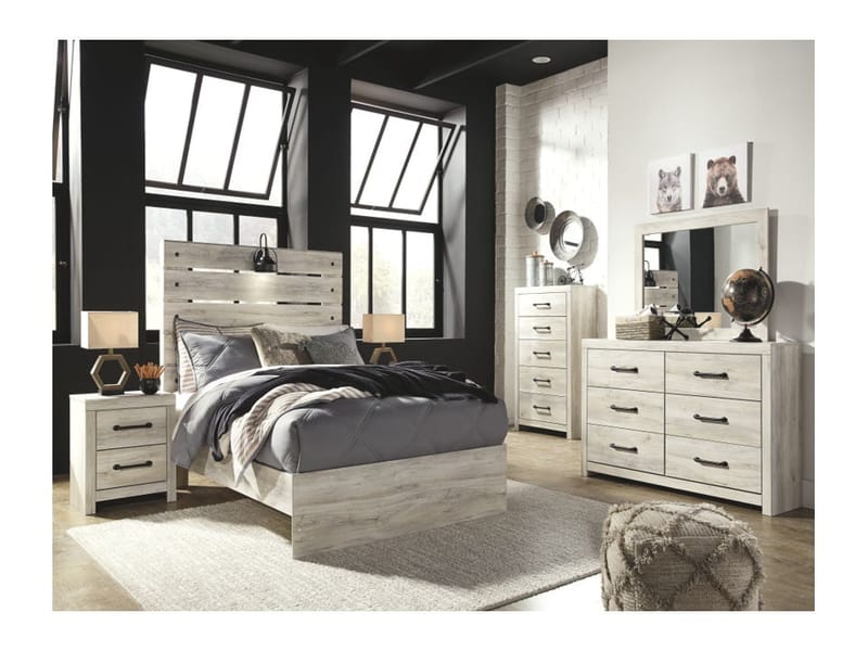 Ashley Bedroom 7 Piece Full Panel Bed Set B192-31-36-87-84-86-92-2