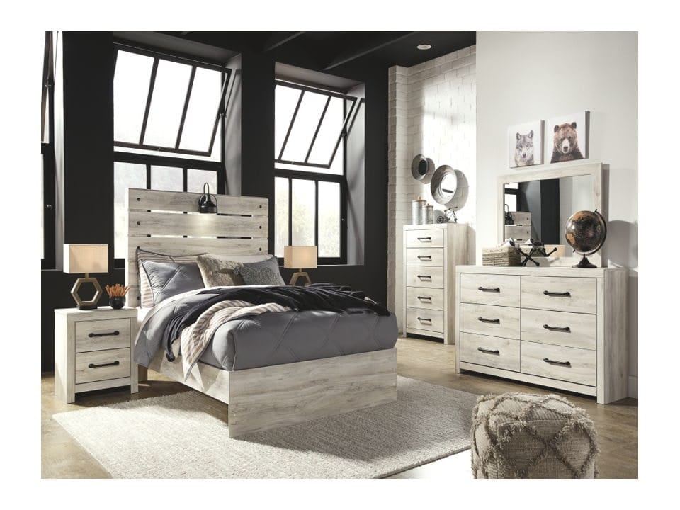 Ashley Bedroom 7 Piece Full Panel Bed Set B192-31-36-87-84-86-92-2