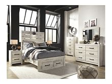 Ashley Bedroom 7 Piece Full Panel Bed with Storage Set B192-31-36-87-84S-86-92-2