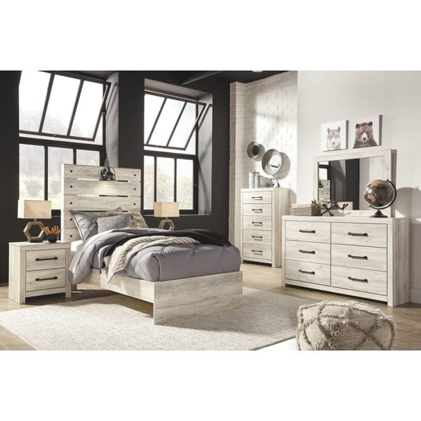 Ashley Bedroom Twin Panel Bed B192-53-52-83
