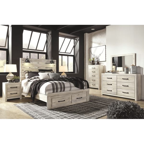 Ashley Bedroom Queen Panel Bed with Storage B192-57-54S-96