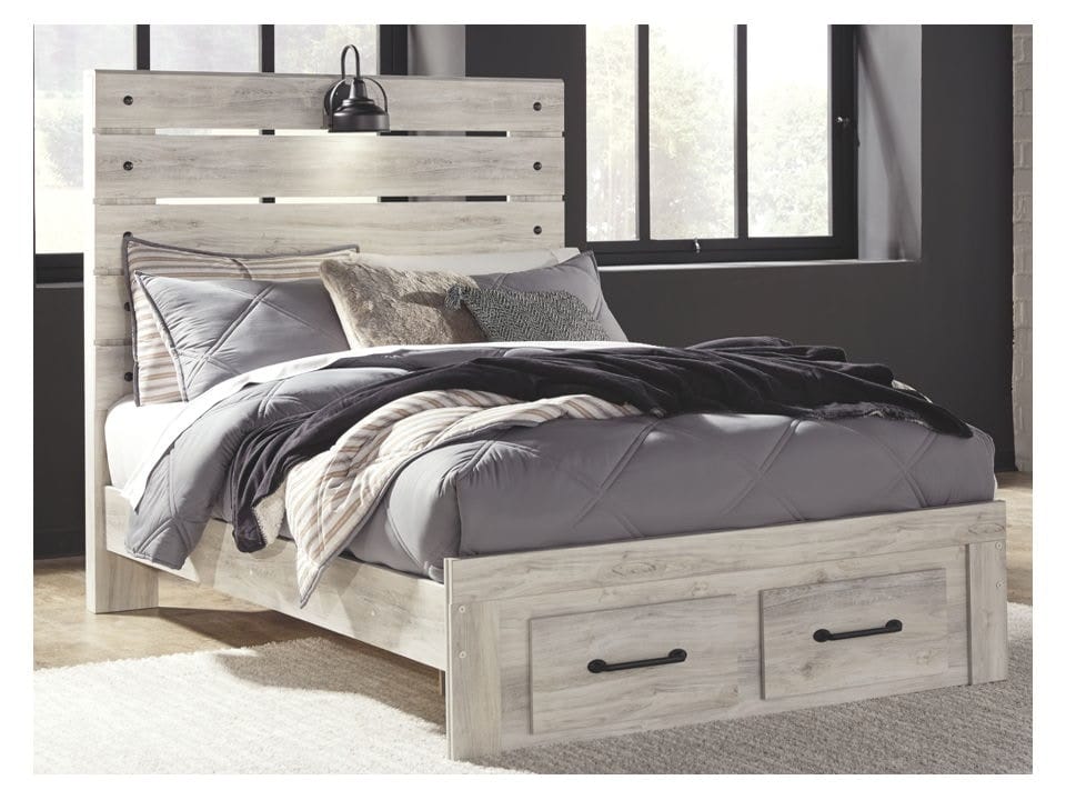 Ashley Bedroom Full Panel Bed with Storage B192-87...