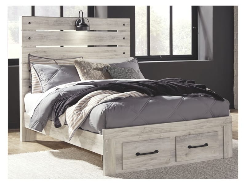 Ashley Bedroom Full Panel Bed with Storage B192-87-84S-86