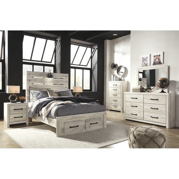 Ashley Bedroom Full Panel Bed with Storage B192-87-84S-86