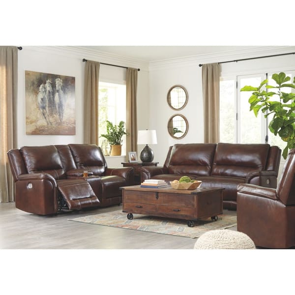 Ashley Living Room Power Recliner Adjustable Headrest U8300413