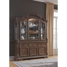 Ashley Dining Room Dining Room Buffet and China Cabinet D803-80-81