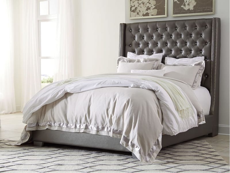 Ashley Bedroom King Upholstered Bed B650-78-76