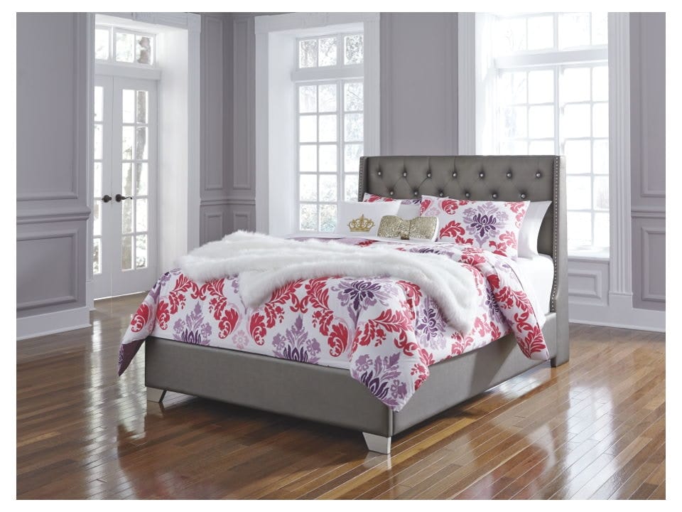 Ashley Bedroom Full Upholstered Panel Bed B650-87-...