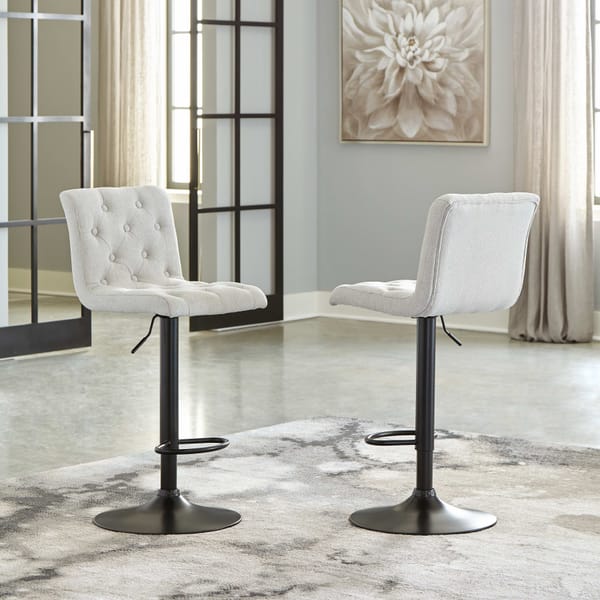 Ashley Dining Room Tall Uph Swivel Barstool (QTY 2) D122-130