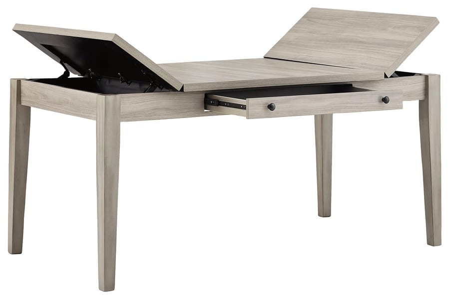Ashley Dining Room Rectangle Dining Room Table with Storage D291-26