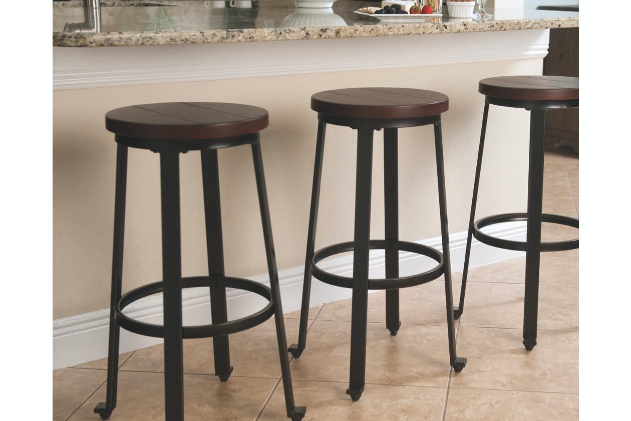 Ashley Bar and Game Room Tall Stool (QTY 2) D307-1...