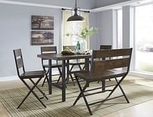 Ashley Kavara 6 Piece Rectangular Counter Dining Set - Portland, OR | Key Home Furnishings
