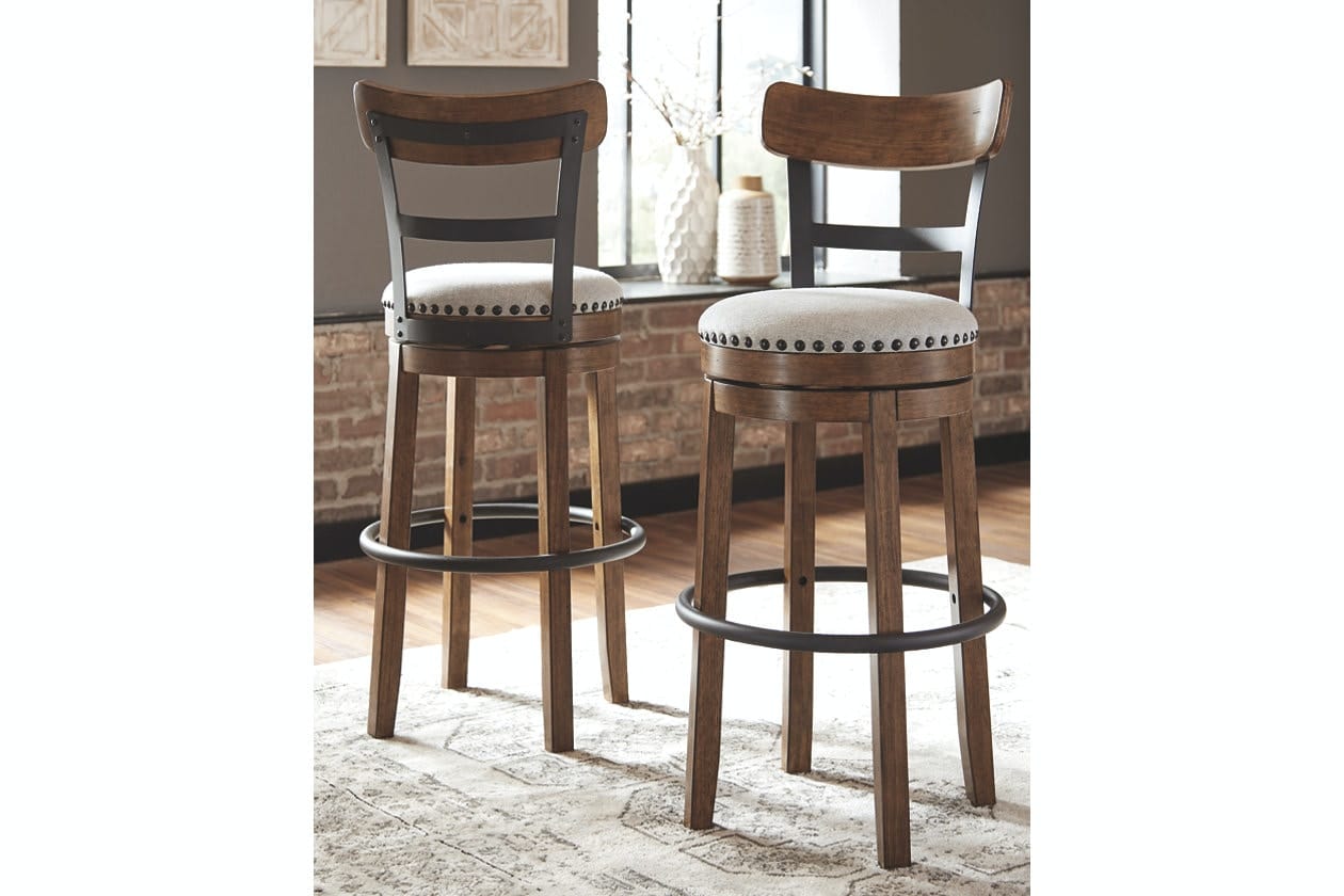 Ashley Bar and Game Room Tall UPH Swivel Barstool (QTY 2) D546-430