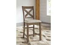 Ashley Bar and Game Room Moriville Counter Height Bar Stool (QTY 2) D631-124