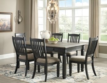 Ashley Tyler Creek 7 Piece Rectangular Dining Set - Portland, OR | Key Home Furnishings