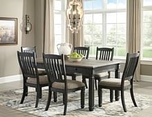 Ashley Tyler Creek 7 Piece Rectangular Dining Set - Portland, OR | Key Home Furnishings
