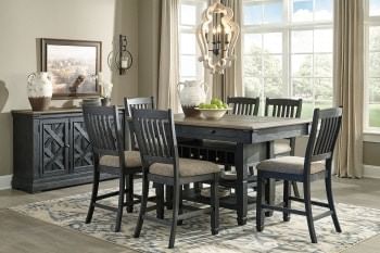 Ashley Tyler Creek 8 Piece Rectangular Counter Dining Set - Portland, OR | Key Home Furnishings