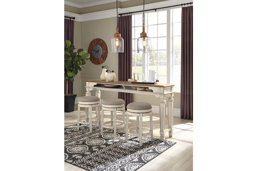 Ashley Dining Room Realyn Counter Height Dining Table D743-52